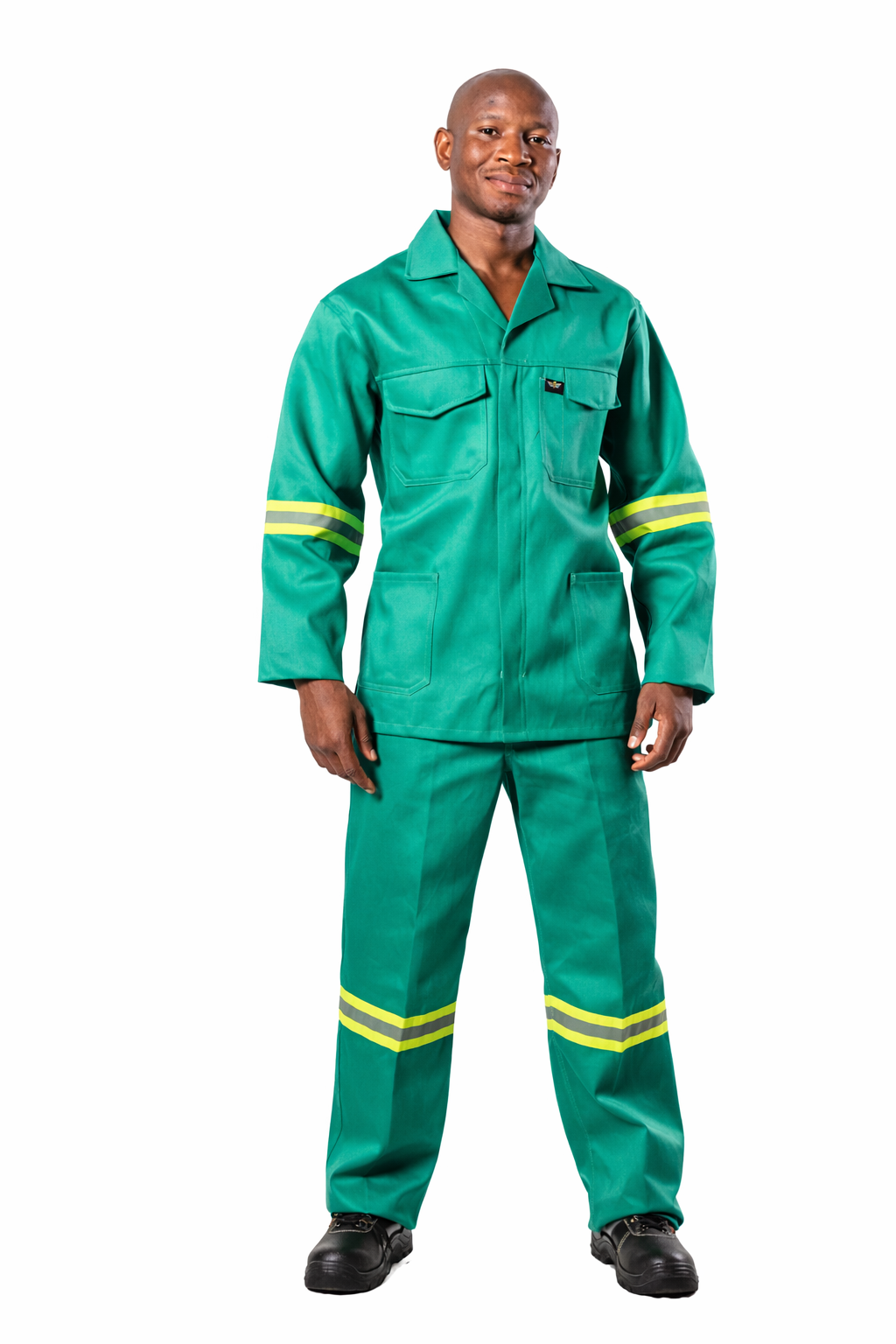 D59 Fern Green Flame Trousers with tape
