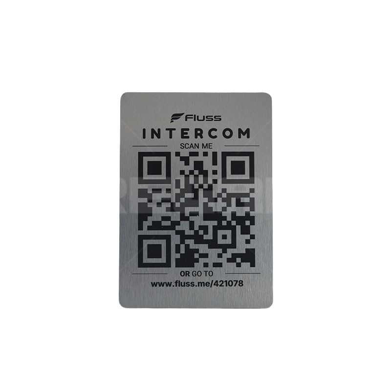 Fluss Smart Intercom - A4 QR - AV