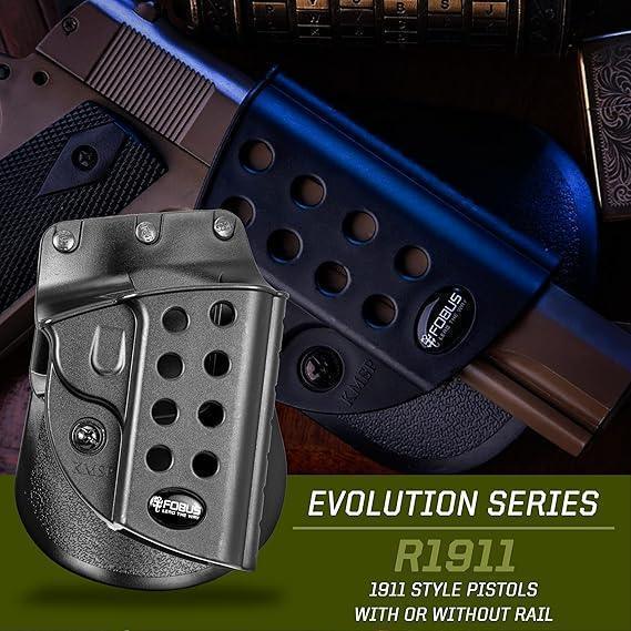 FOBUS PADDLE HOLSTER 1911 W/RAIL Guards On Duty Security