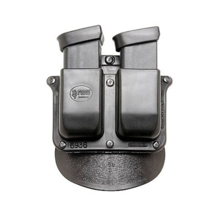 Fobus 6936 Double Mag Pouch - Black - Fobus 6936 Double Mag Pouch - Black