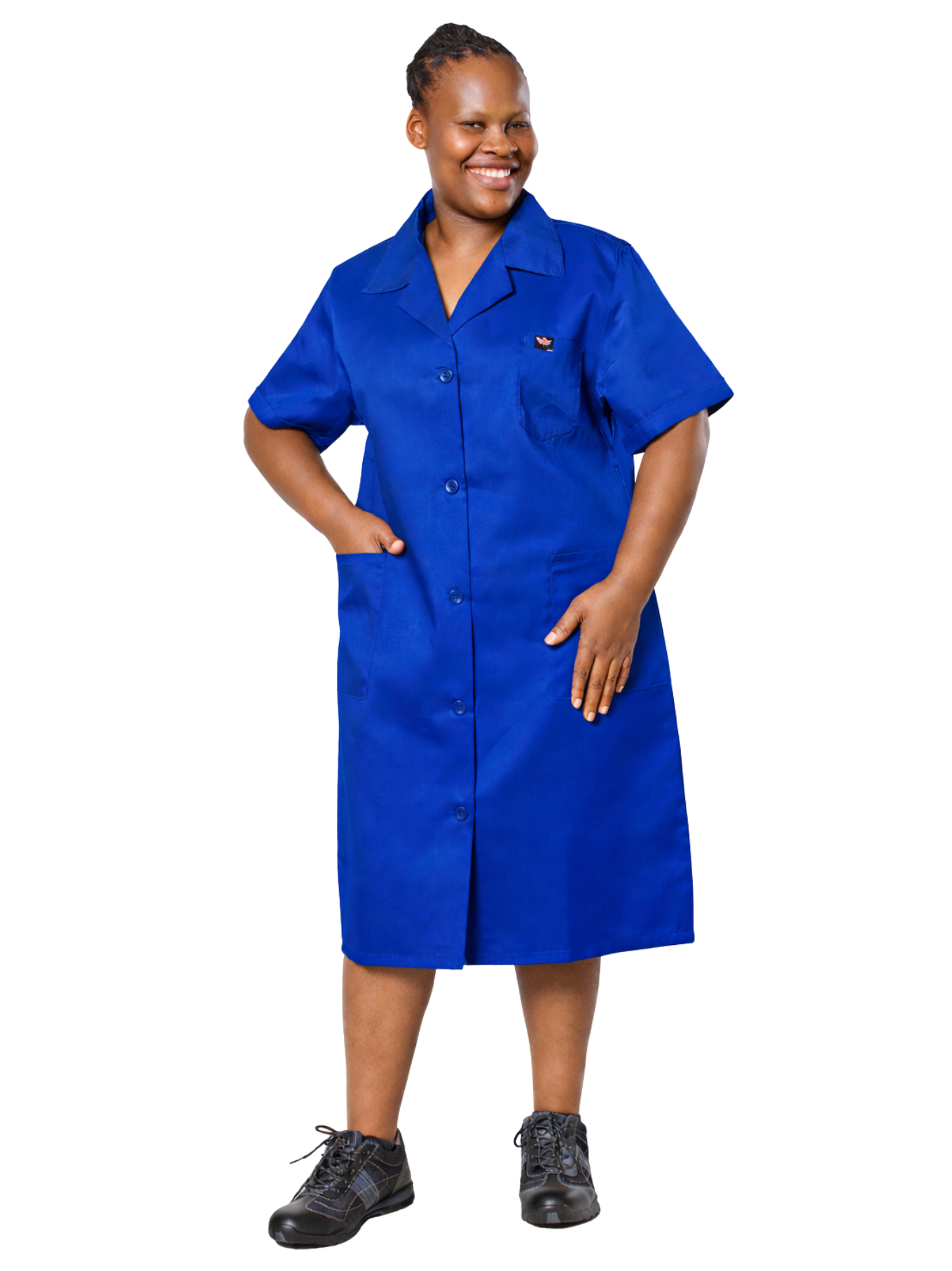 Ladies Wraparound Dress LS - Long Sleeve