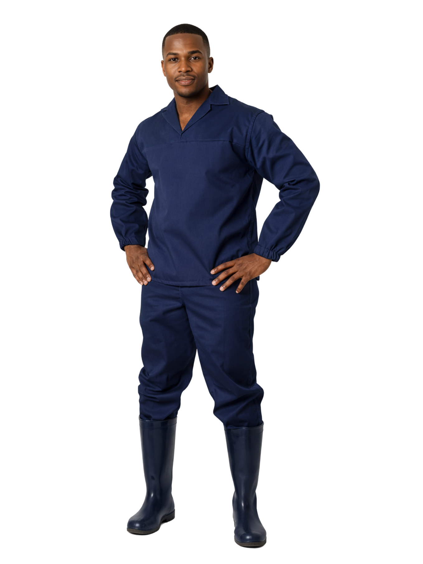 Pull over pyjama suit. No zip/buttons on jkt. Drawstring Trs - Long Sleeve
