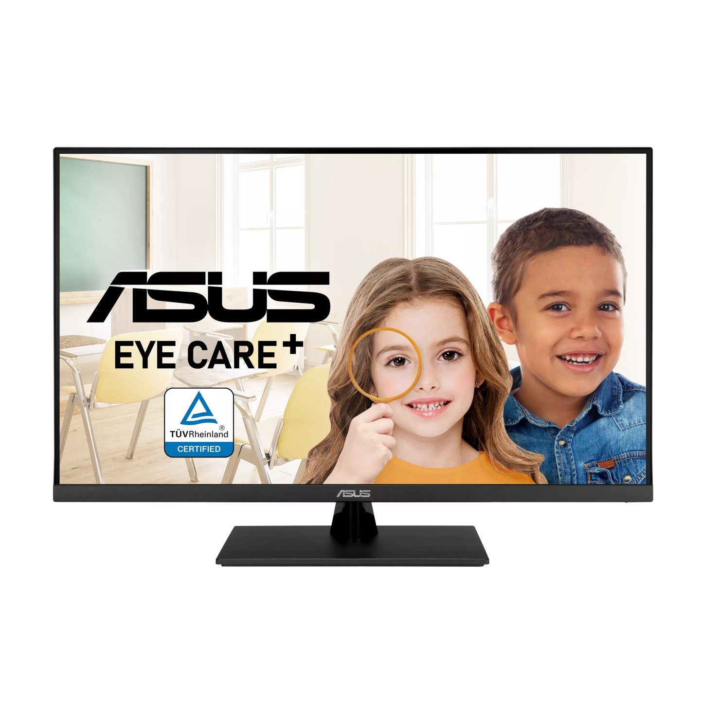 ASUS VP327Q Eye Care Monitor – 31.5-inch; 4K UHD (3840 x 2160); 99% sRGB; HDR-10; Adaptive-Sync; DisplayPort; HDMI; Flicker Free
