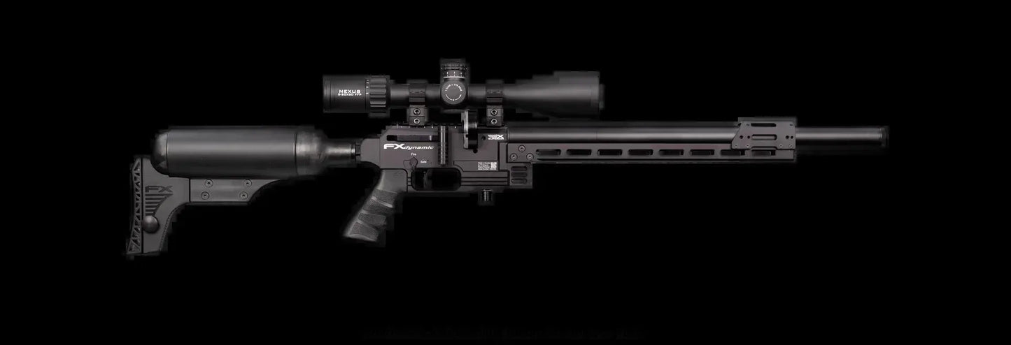 FX AIR RIFLE DYNAMIC .22 BLACK 700 Guards On Duty Security