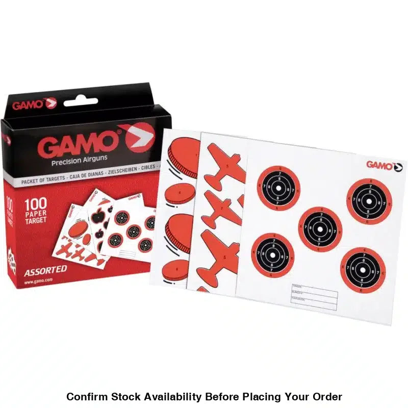 Gamo Assorted Targets (Pack of 100) - Guards On Duty Shop