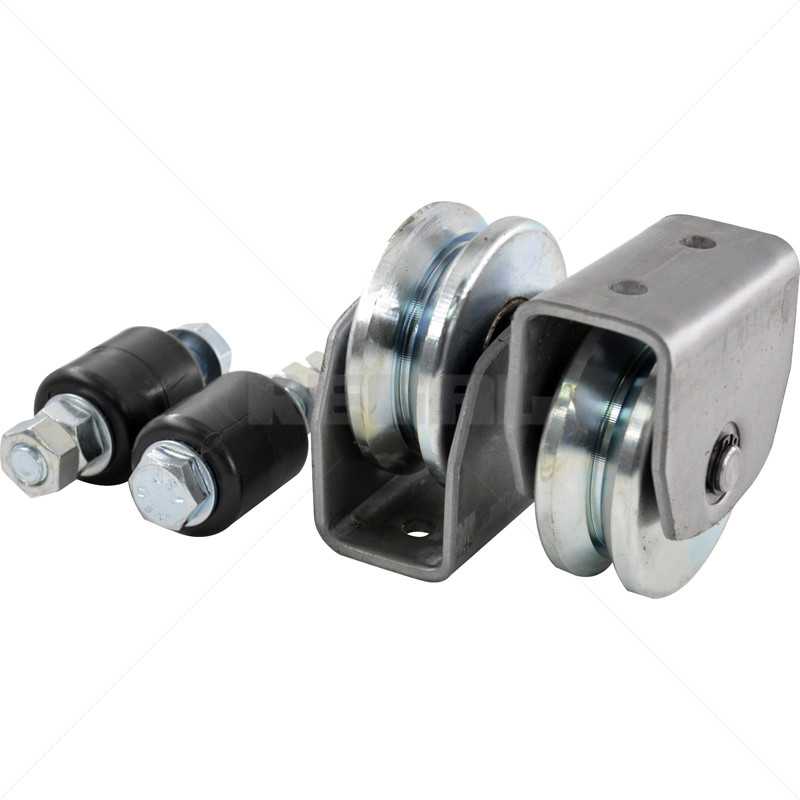 Gate Wheel Kit - 80mm E/Plated (Silicon sealer)
