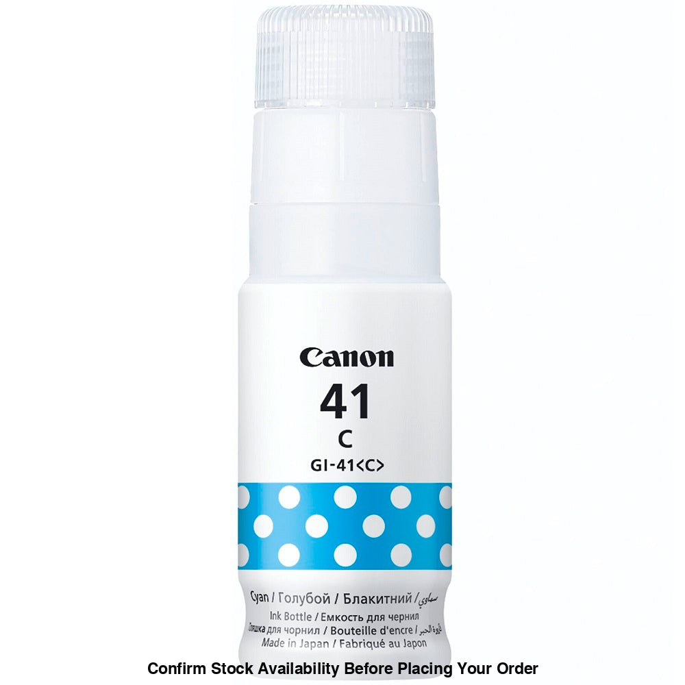 Genuine Canon GI-41 Cyan Ink Bottle
