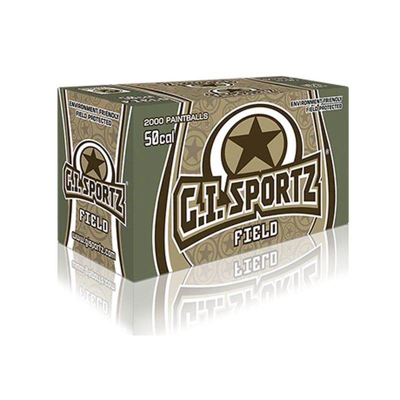 GI Sportz Field .50 Cal Paintballs - 4000 Per Box (RNS39414)