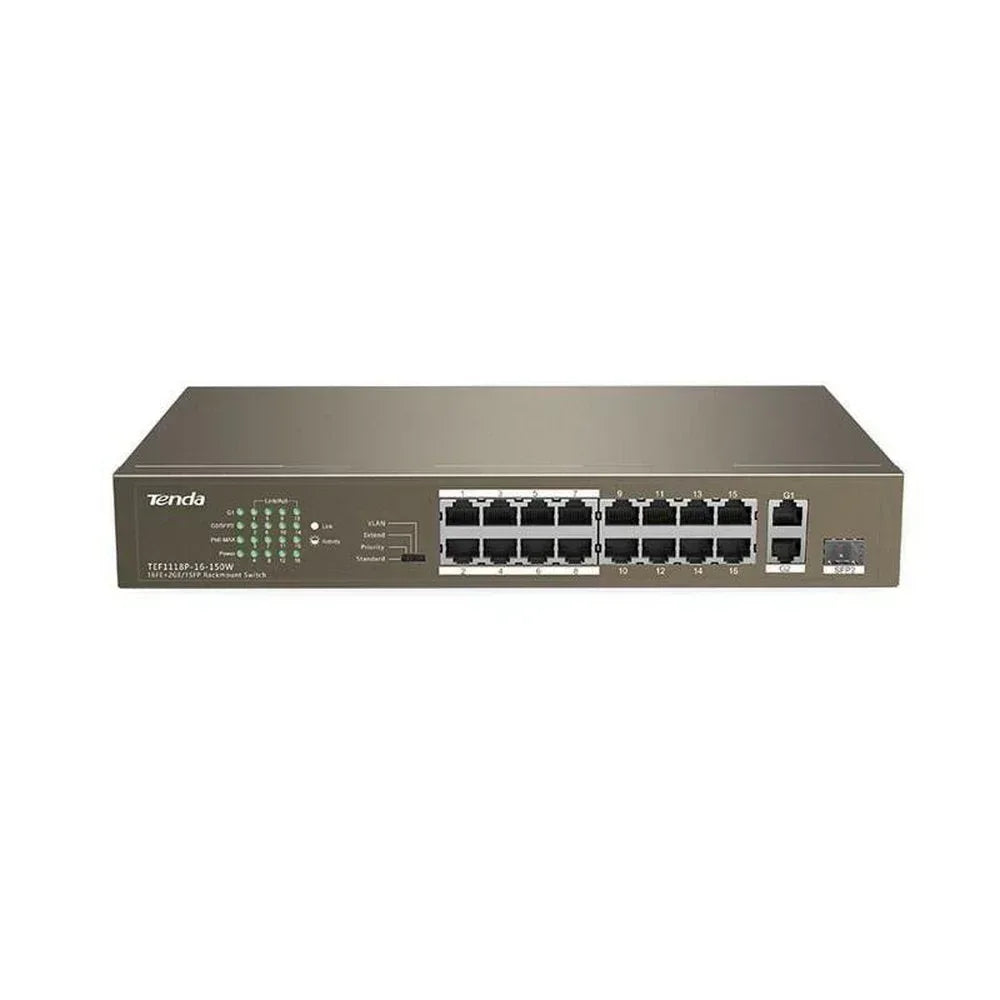 TENDA LAYER 3 MANAGED SWITCH, 10 PORT Guards On Duty Security