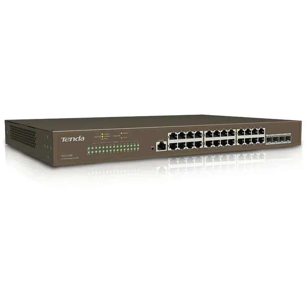 TENDA LAYER 3 RACKMOUNT/DESKTOP SWITCH 24 PORT Guards On Duty Security
