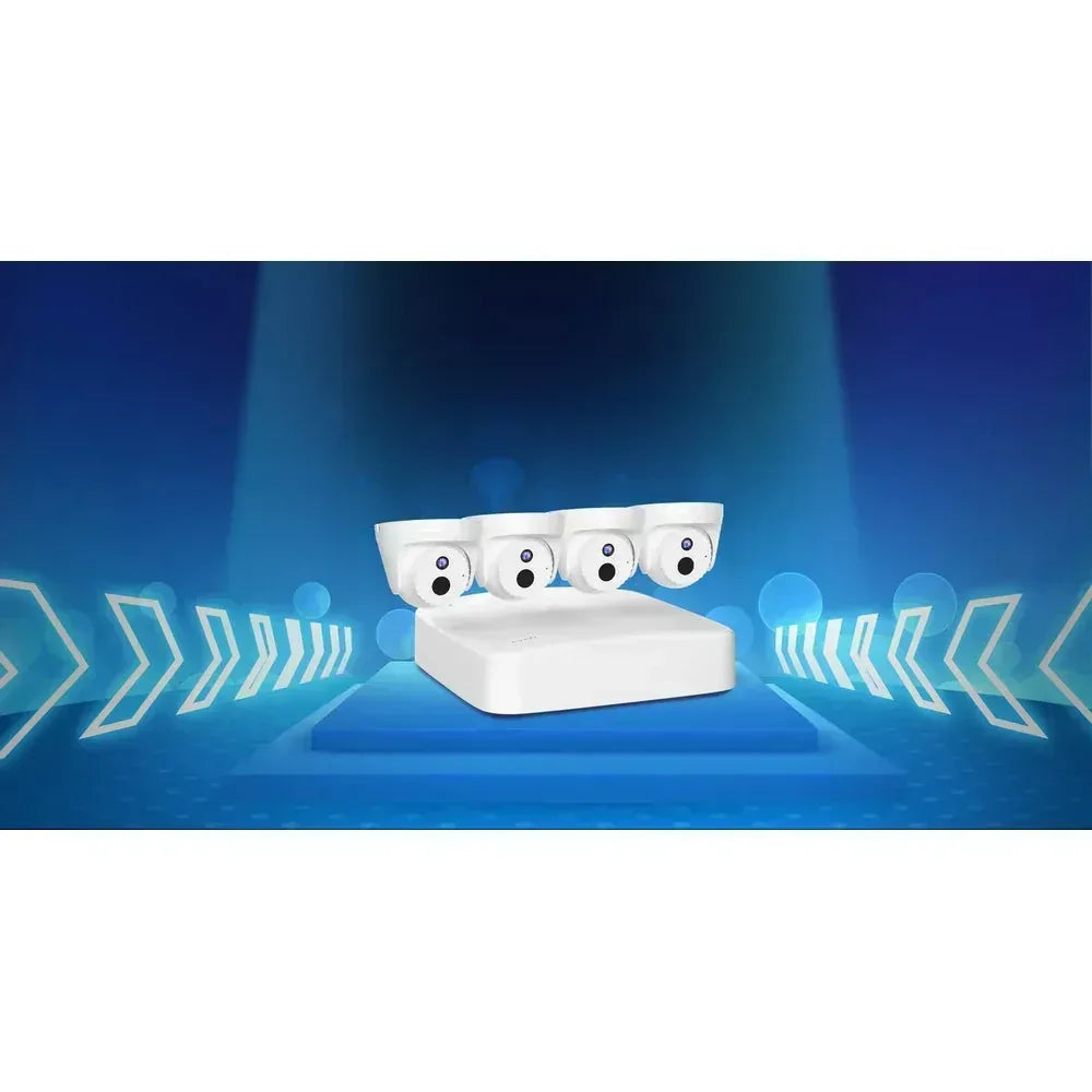 Tenda 4 Channel PoE HD Video Security Kit Guards On Duty Security