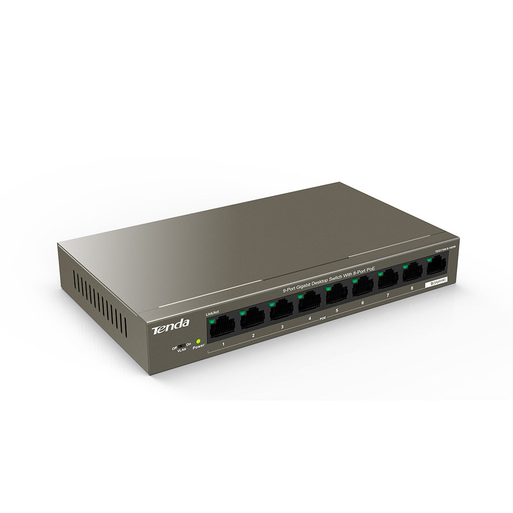 TENDA DESKTOP SWITCH GIGABIT 8 PORT - Guards On Duty Shop