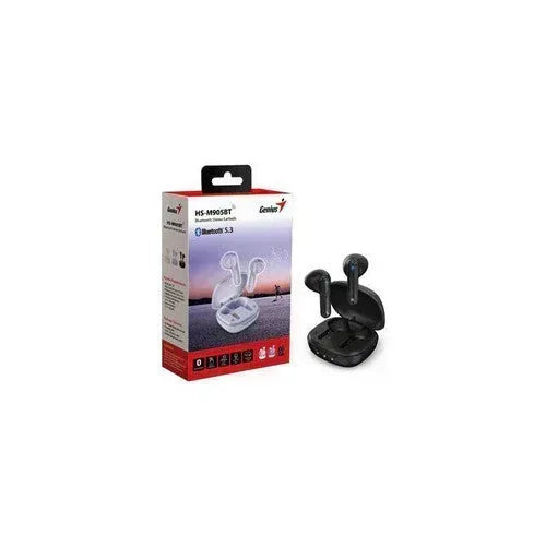 Genius Bluetooth Stereo Earbuds Black - Guards On Duty Shop & Security Guards
