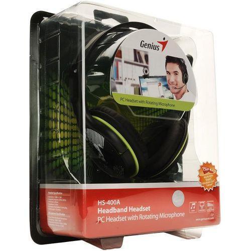 GENIUS HEADSET, HS-400A Green - Guards On Duty Shop & Security Guards
