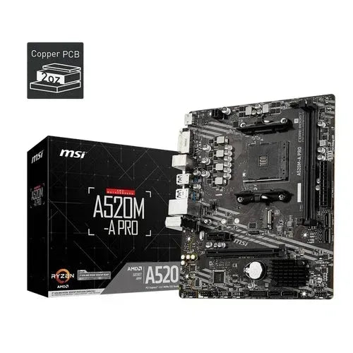 MSI A520-A PRO MAINBOARD Guards On Duty Security