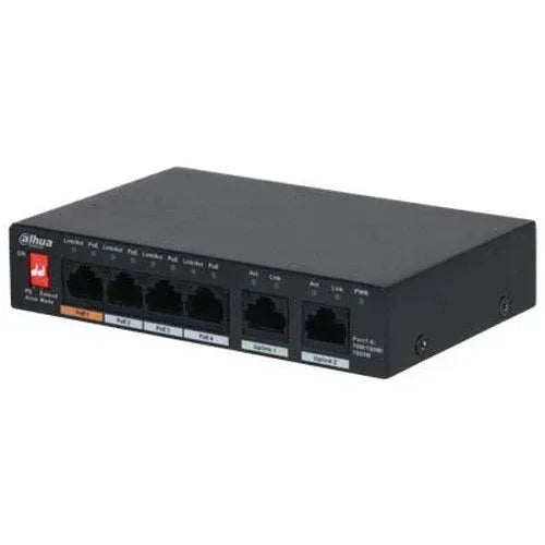 Dahua 6-Port Unmanaged Desktop Gigabit Switch Guards On Duty Security