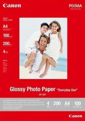 CANON GP-501- EVERYDAY USE GLOSSY, GP-501 A4 - 100 SHEETS EVERYDAY USE GLOSSY A4 - 200 GSM, 0.21MM THICK - Guards On Duty Shop & Security Guards