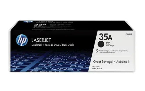 HP 35A BLACK TONER CARTRIDGE DUAL PACK Guards On Duty Security