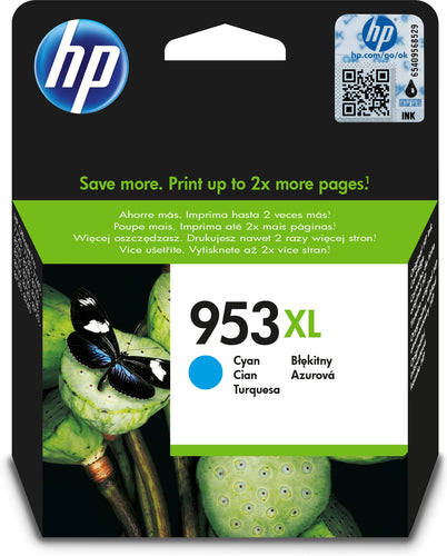 HP 953XL HIGH YIELD CYAN ORIGINAL INK CARTRIDGE - Guards On Duty Shop
