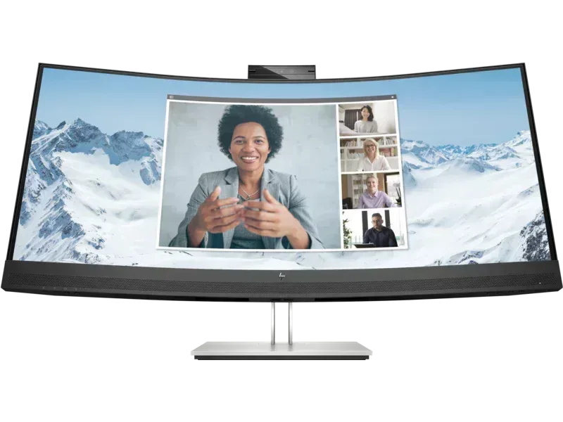 HP E34M G4 WQHD (3440 X1440) CURVED USB-C CONFERENCING MONITOR / USB-A / RJ-45 / HDMI / DISPLAY PORT - Guards On Duty Shop & Security Guards