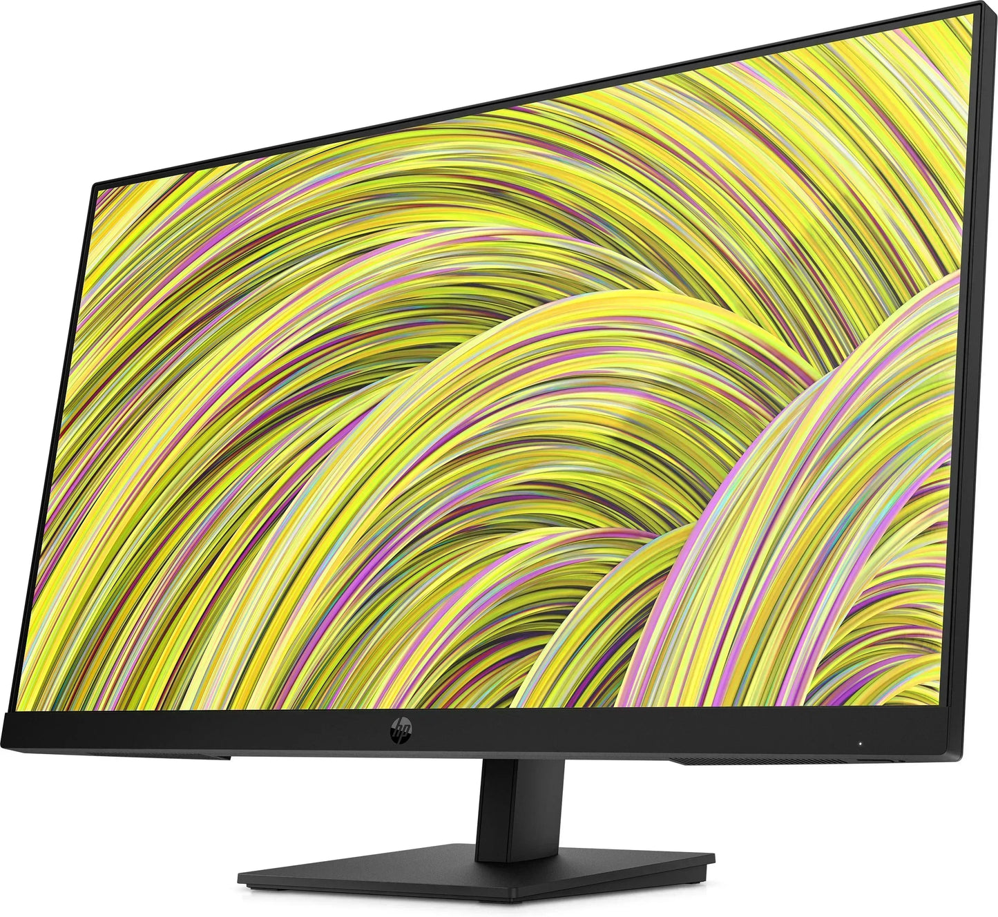 HP P27H G5 FHD 27" MONITOR ANTI-GLARE; LED BACKLIGHTS; ASPECT RATIO 16.9 5MS (WITH OVERDRIVE), FHD (1920 X 1080 @ 75 HZ), PORTS 1X DISPLAYPORT 1X VGA 1X HDMI - AIR FREIGHT - Guards On Duty Shop & Security Guards