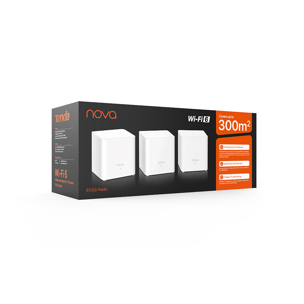 TENDA WHOLE-HOME WI-FI 6, COVERAGE. - Guards On Duty Shop