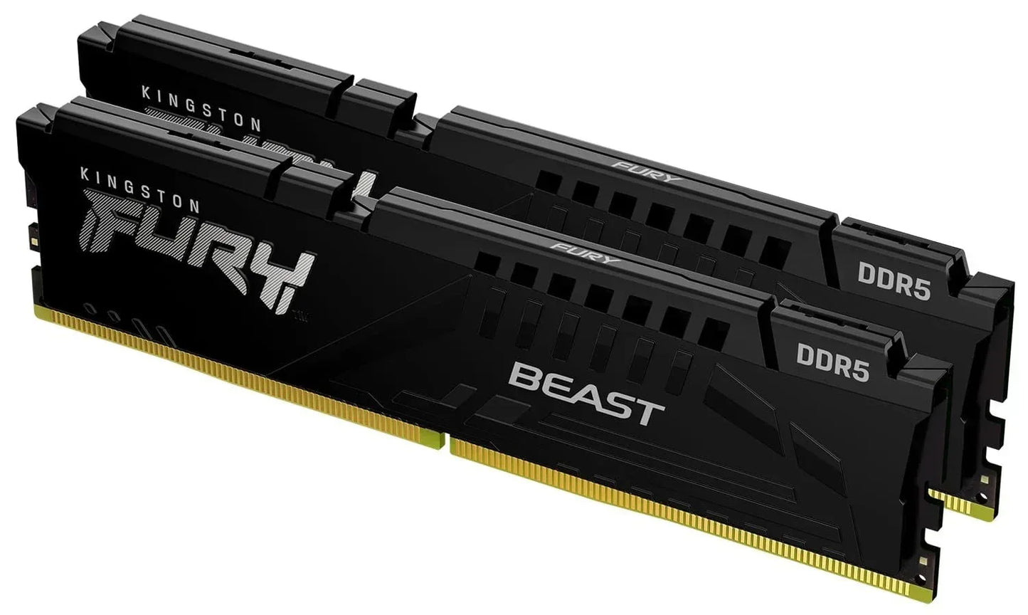KINGSTON 64GB 5200MT/S DDR5 CL36 DIMM (KIT OF 2) FURY BEAST BLACK EXPO - Guards On Duty Shop & Security Guards