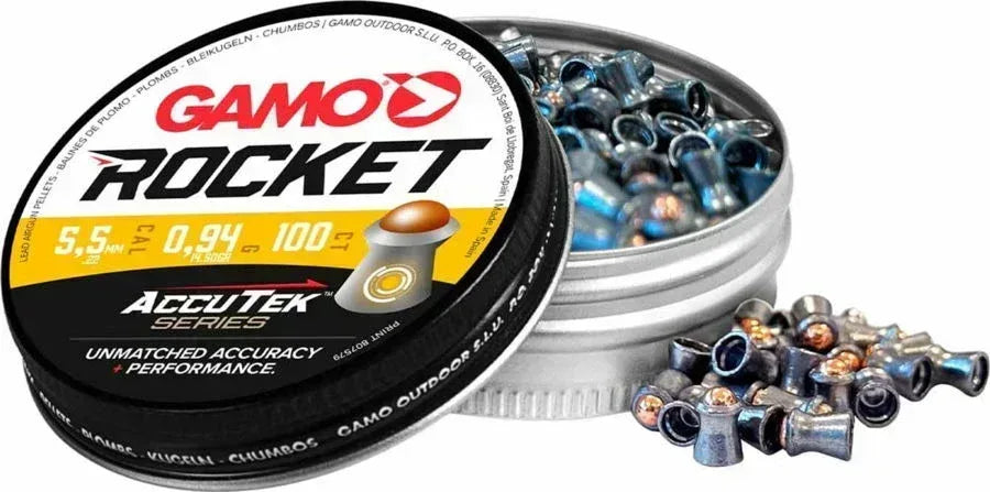 Gamo Rocket Accutek Series Pellets (Bulk Buy 10 X Tins) - Guards On Duty Shop & Security Guards
