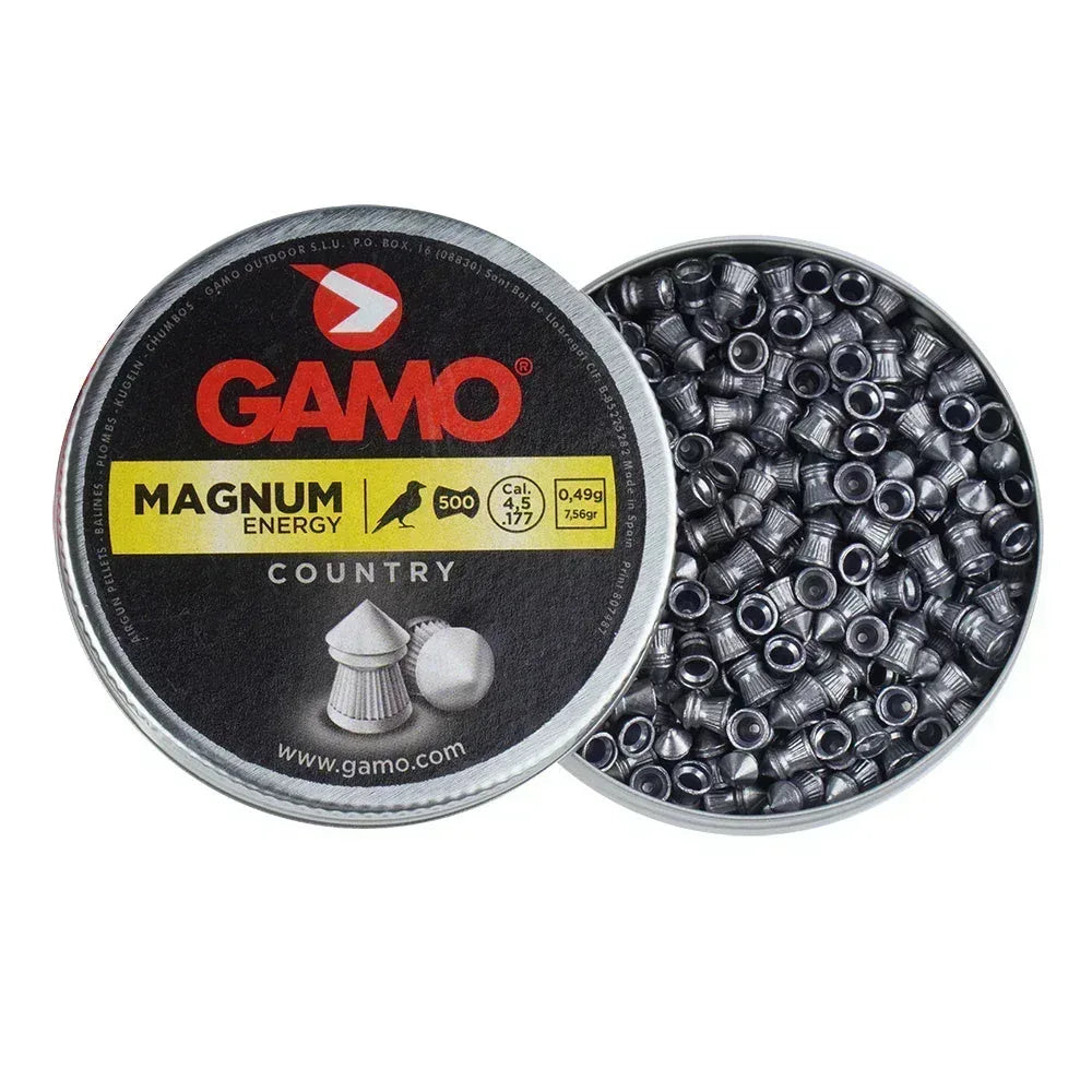 Gamo 4.5mm Magnum Pellets – 500 Pack Bulk Buy X 10 Tins - Guards On Duty Shop & Security Guards