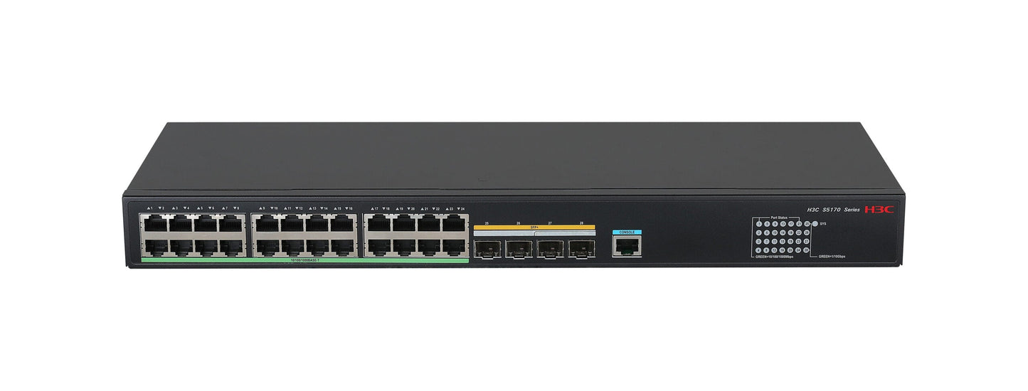 H3C S5170-54S-PWR-EI L2 ETHERNET SWITCH WITH POE - Guards On Duty Shop