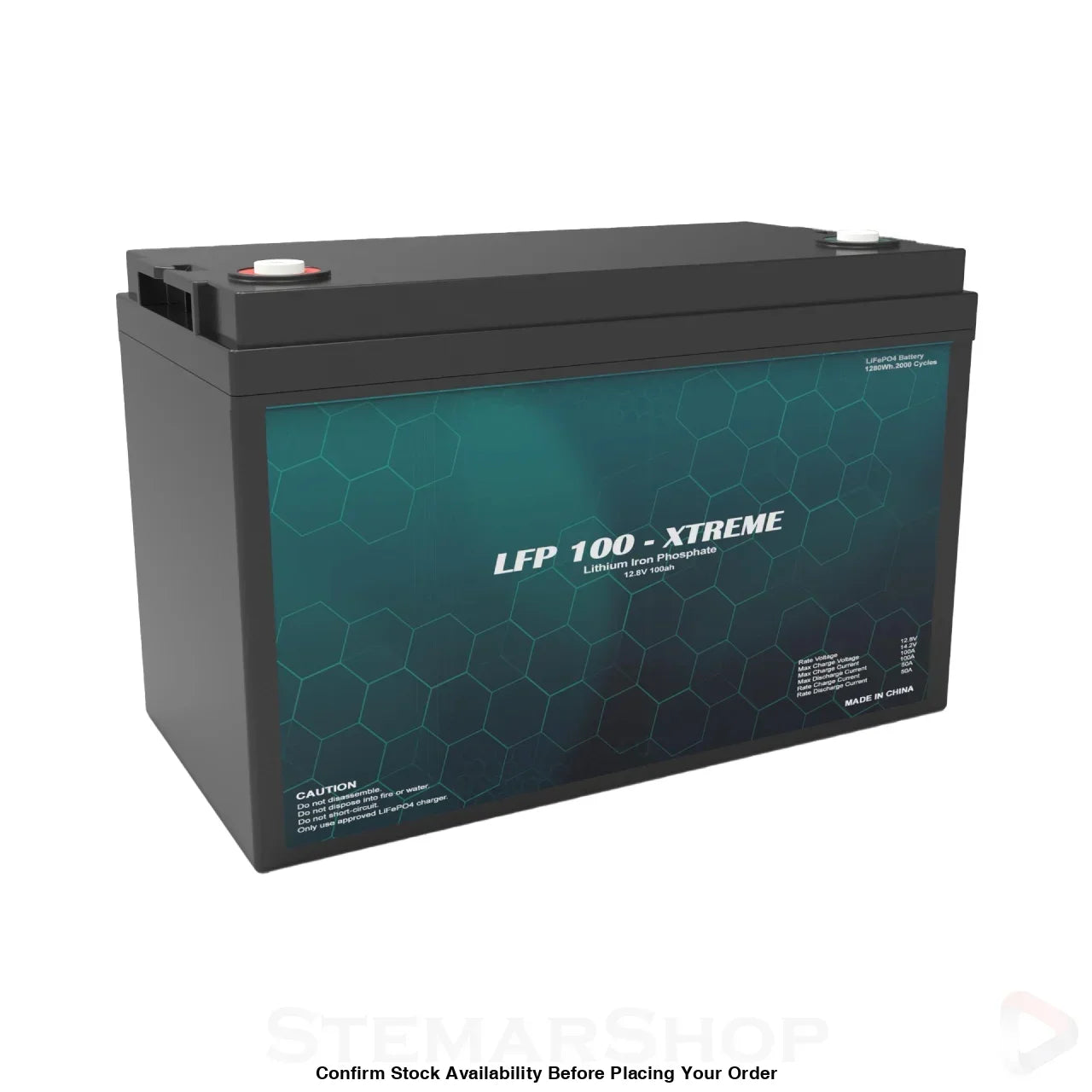 Hikvision 100Ah LFP 7-Xtreme 12.8V Lithium LiFePO4 Battery