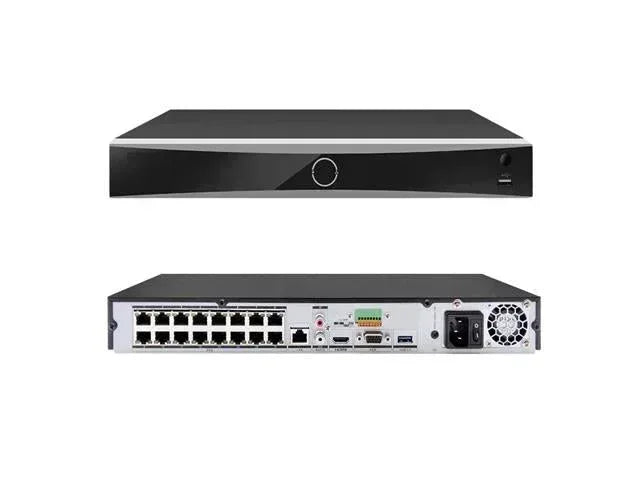 Hikvision 16-Channel PoE 1U K Series AcuSense 4K NVR Guards On Duty Security