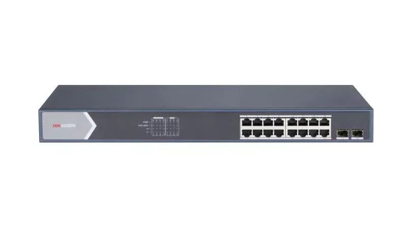 Hikvision 16 Port Gigabit Smart POE Switch Guards On Duty Security