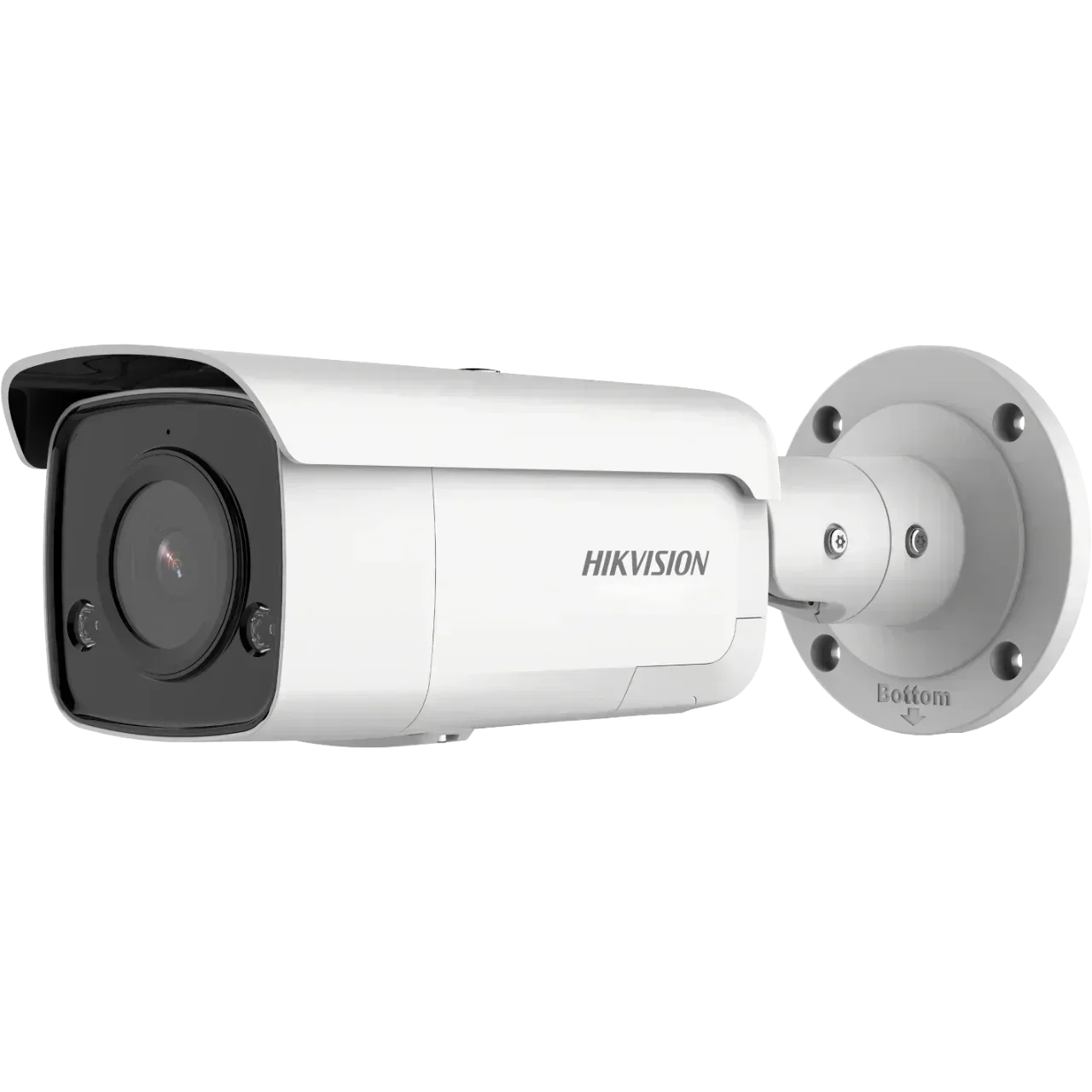 Hikvision 2 MP AcuSense Strobe Light and Audible Warning Fixed Bullet Network Camera Guards On Duty Security