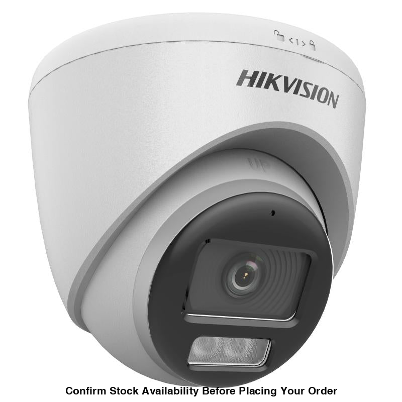 Hikvision 2 MP Smart Hybrid Light with ColorVu Fixed Turret Camera - Hikvision 2 MP Smart Hybrid Light with ColorVu