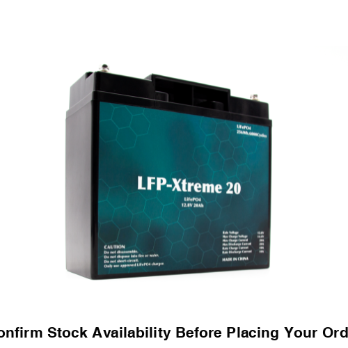 Hikvision 20AH 12V LFP-Xtreme® Battery
