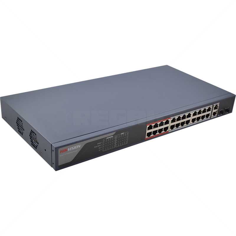 Switch DS-3E1326P-EI 24P PoE Smart (DS-3E1326P-EI(O-STD)(B))