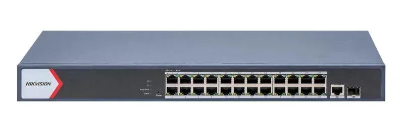 Hikvision 24 Port Gigabit Smart POE Switch Guards On Duty Security