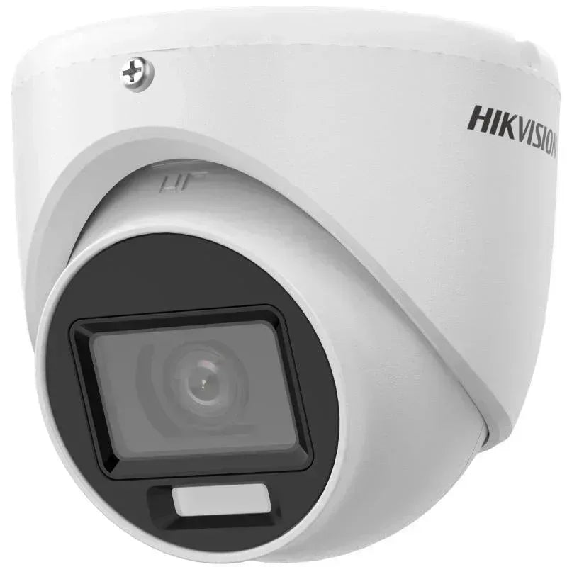 Hikvision 3K Smart Hybrid Light Audio Fixed Turret Camera Guards On Duty Security