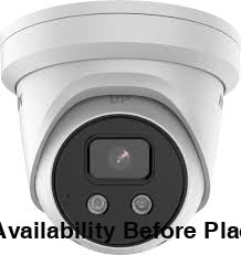 Hikvision 4 MP AcuSense Strobe Light and Audible Warning Fixed Turret Network Camera - Hikvision 4 MP AcuSense Strobe