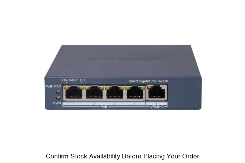 Hikvision 4 Port Gigabit Smart POE Switch