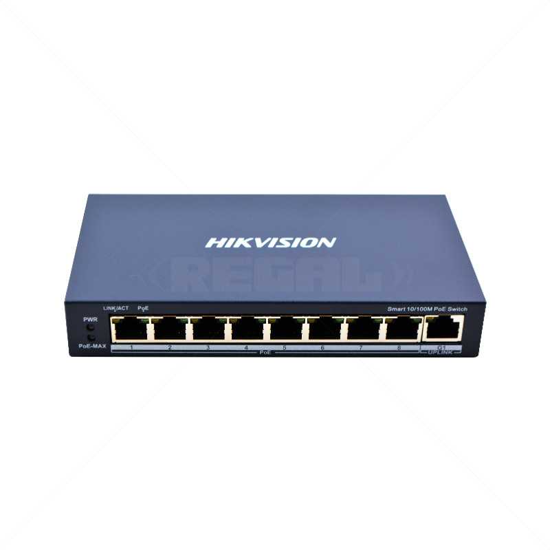 Switch DS-3E1309P-EI 8P PoE Smart (DS-3E1309P-EI(O-STD)(B))
