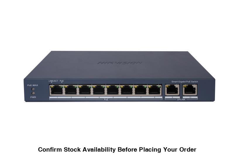 Hikvision 8 Port Gigabit Smart POE Switch