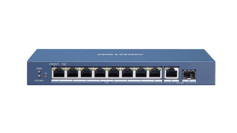 Hikvision 8 Port Gigabit Unmanaged POE Switch