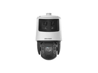 Hikvision TandemVu 6 + 4 MP 25X ColorVu & IR Acusense Panoramic Network Speed Dome - Camera