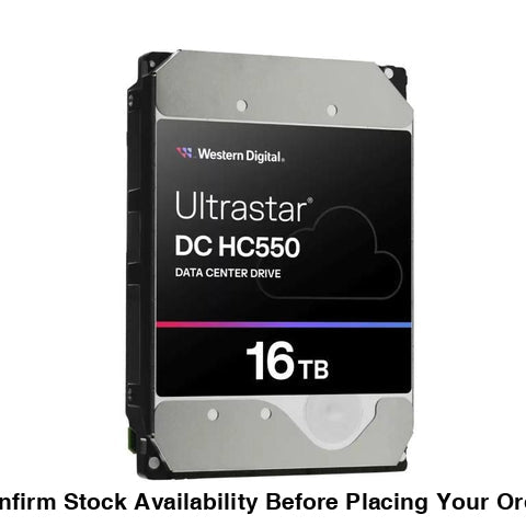 Hikvision WD Ultrastar DC HC550 3.5-inch 16TB SATA SE Internal Data Centre Hard Drive 0F38462 - Hikvision WD Ultrastar