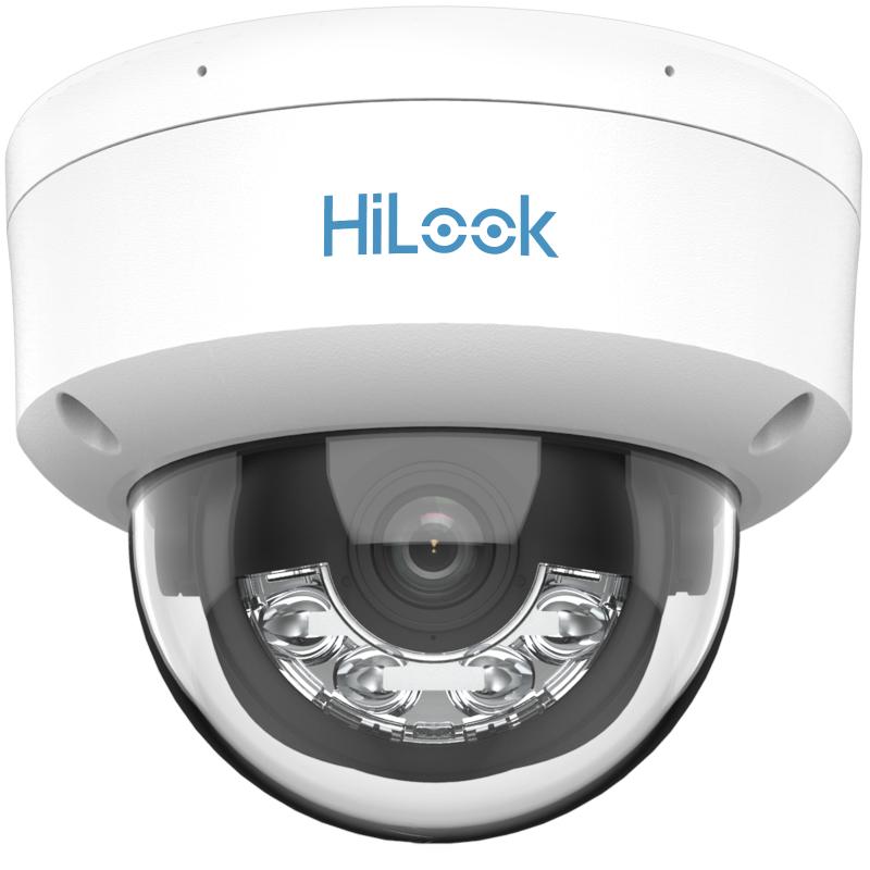 HiLook 2 MP ColorVu with Smart Hybrid Light Fixed Dome Network Camera