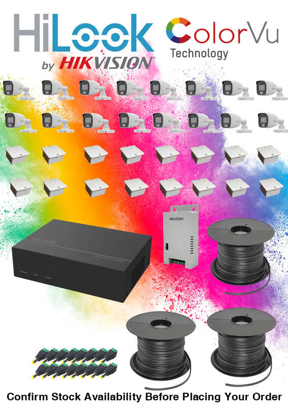 HiLook by Hikvision 16 Channel Color Vu CCTV kit
