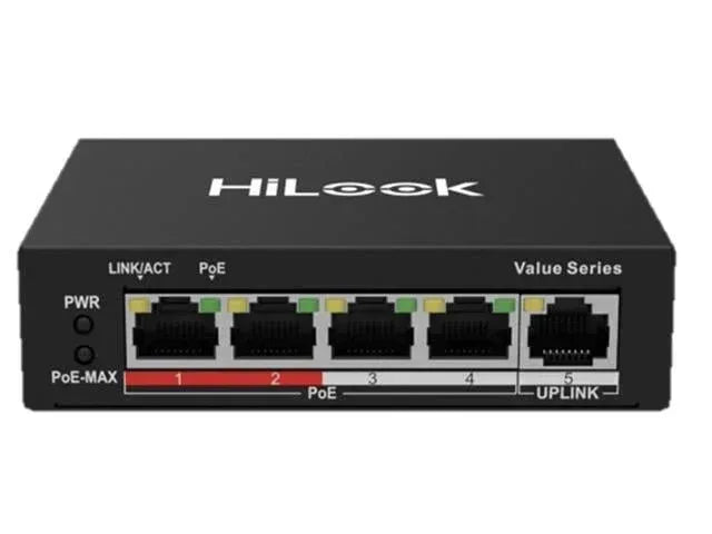 Hilook POE Network Switches Unmanaged 4 Port Ethernet Guards On Duty Security