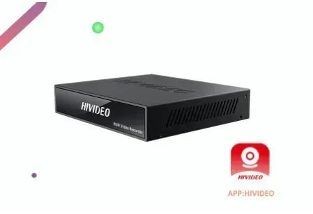 Hivideo 10CH 4K Compact 1U 1HDD Network Video Recorder Guards On Duty Security
